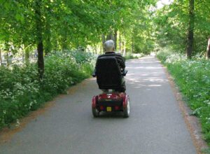 Wheelchair on a Trail