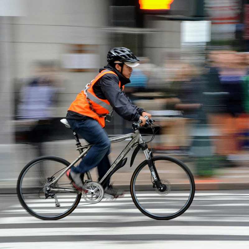 Bike Rider Blur